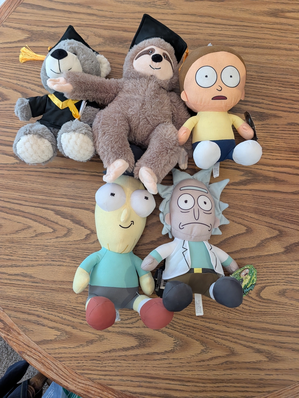 Rick and Morty Plush Toy Bundle - Assorted Colors